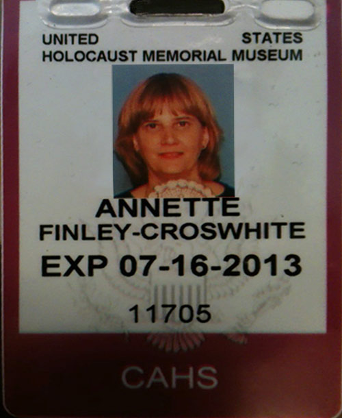 Badge from funded research at the United States Holocaust Memorial Museum